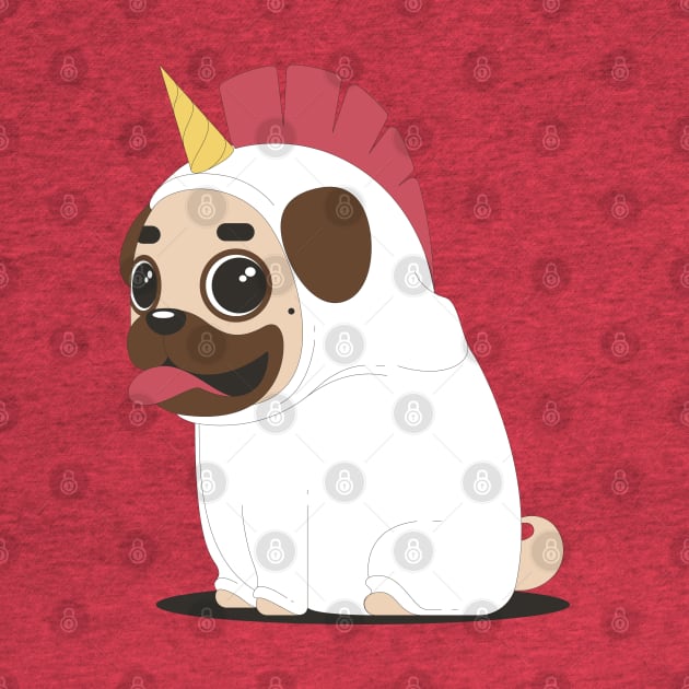 Pug Unicorn by Mako Design 